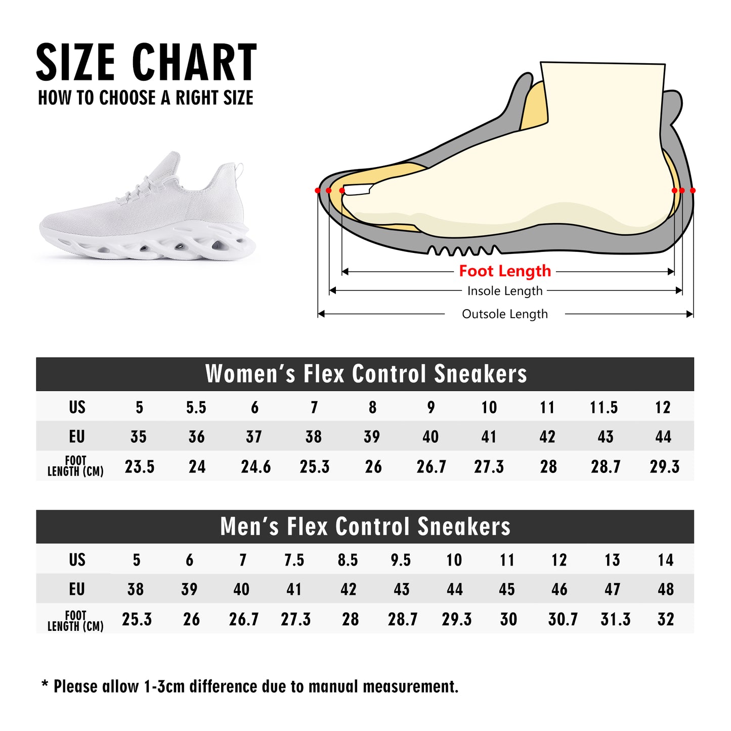 Womens S2S Flex Control Sneakers