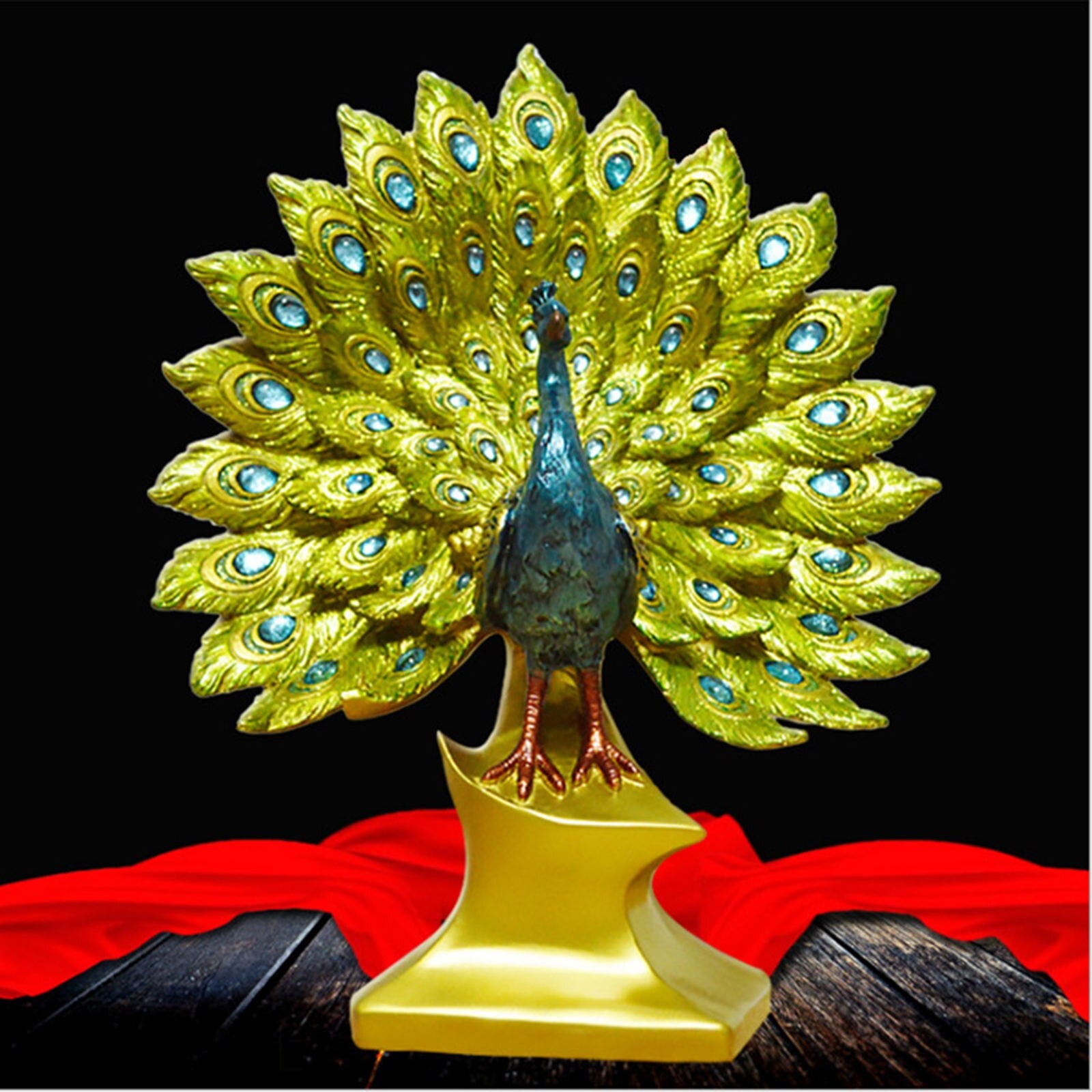 Peacock Decor  Sculpture