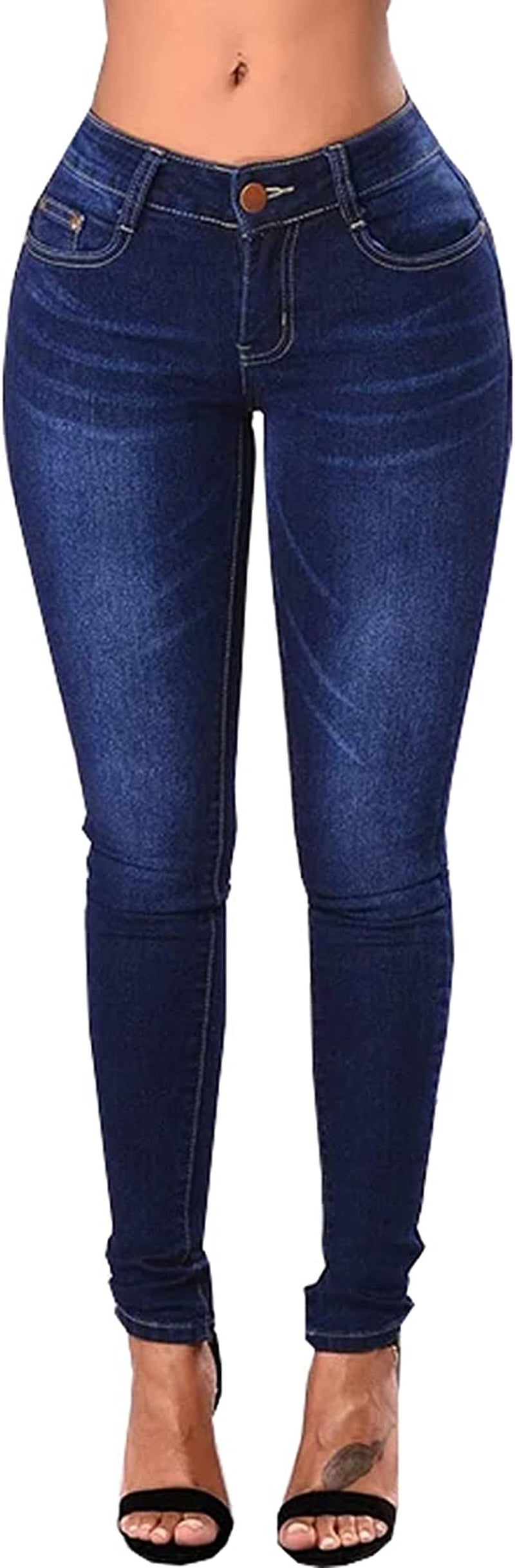 Women's Skinny and Ripped Denim Pants