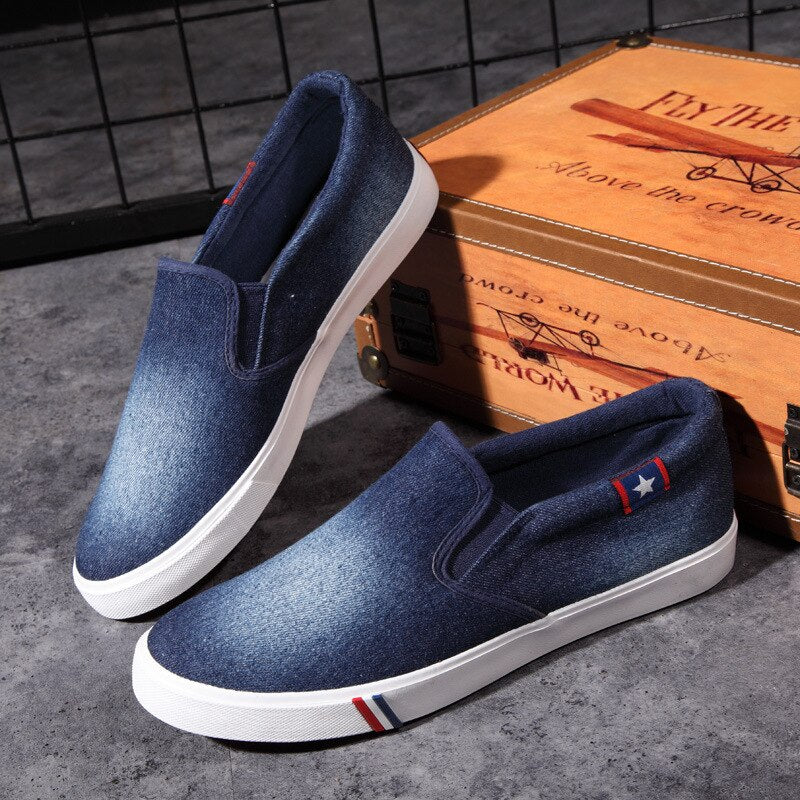 Men's Casual Denim Sneakers  